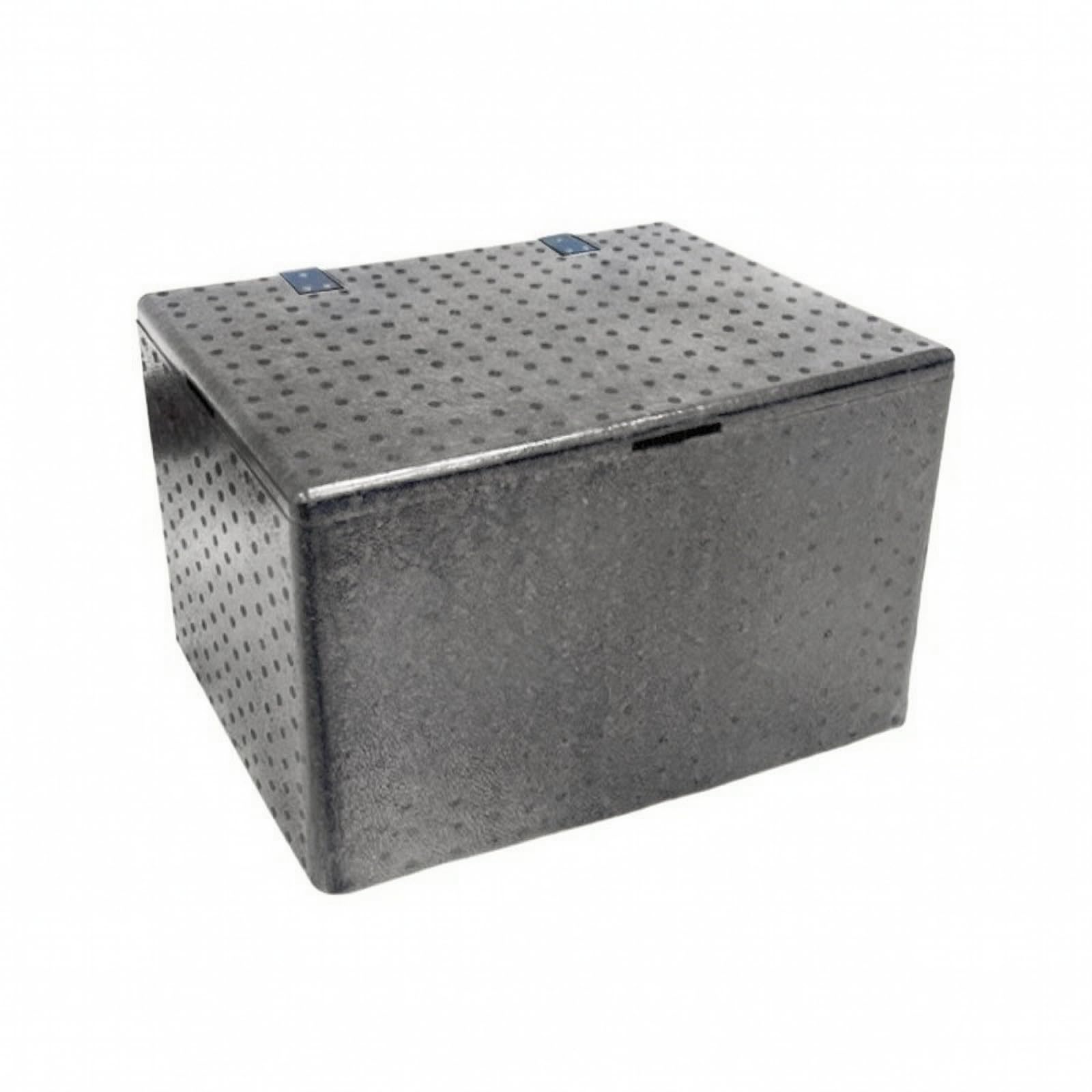 Caja Isotérmica Polipropileno Aislada | Diseño Rectangular Compacto, Contenedor, para Cáterin, vendores, Gris