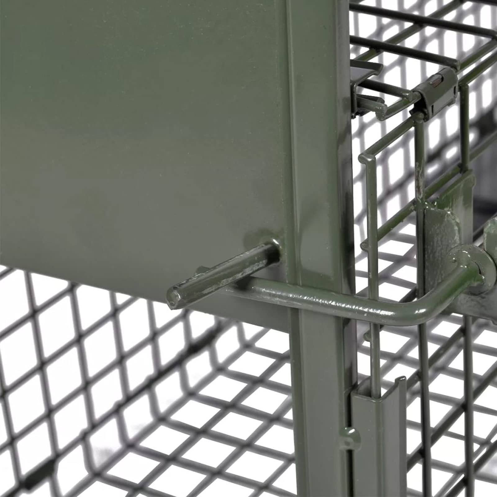 Plegable Plegable 1-Puerta Trampa para Animales Jaula Ratoneras Trampa,Jaula para Atrapar Ratones, Ratas Zorros Conejos,Ningunos Ratones de la Captura de la Muerte Vivos 80 x 25 x 25 cm