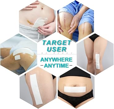 14 Pcs Waterproof C Section Shower Wound Protector 4x6 Tummy Tuck Scar Incision Abdominal Bandage Hysterectomy Recovery Must Haves Post Surgery Dressing Cover