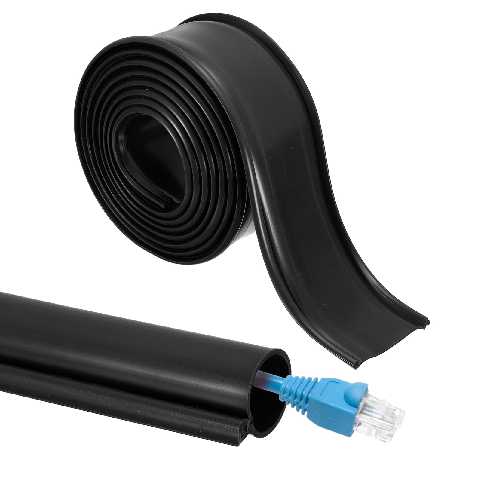 Manchon de gestion de câbles 2,5cm ID cache isolant flexible pour sécuriser vos réseaux - 7