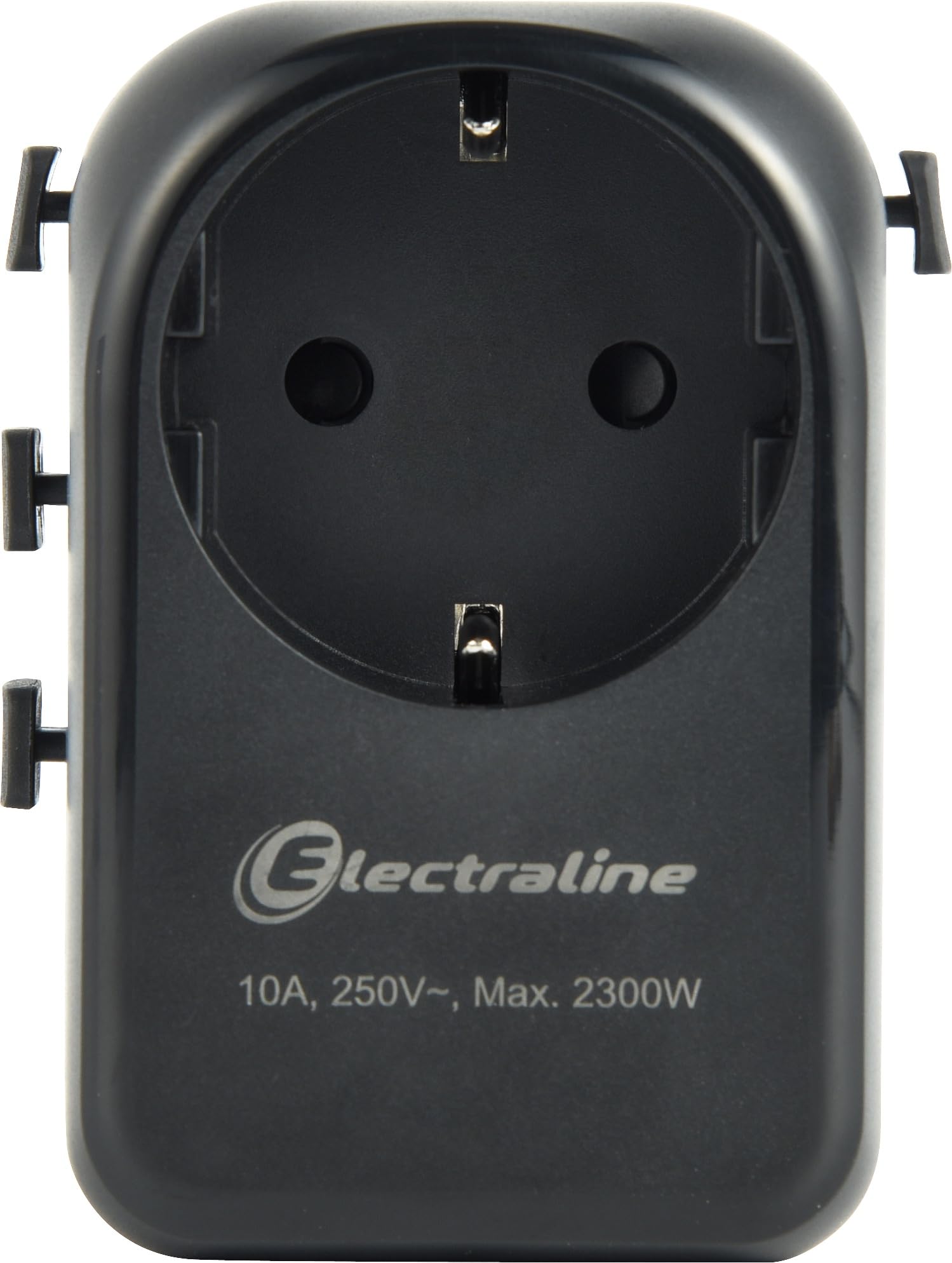 Electraline 70012 Adattatore Universale da viaggio da Europa (presa tipo C, E, F) a Mondo (Spina tipo B, G, I, F, E) con 3 USB (2 USB-C PD20W e 1 USB A)