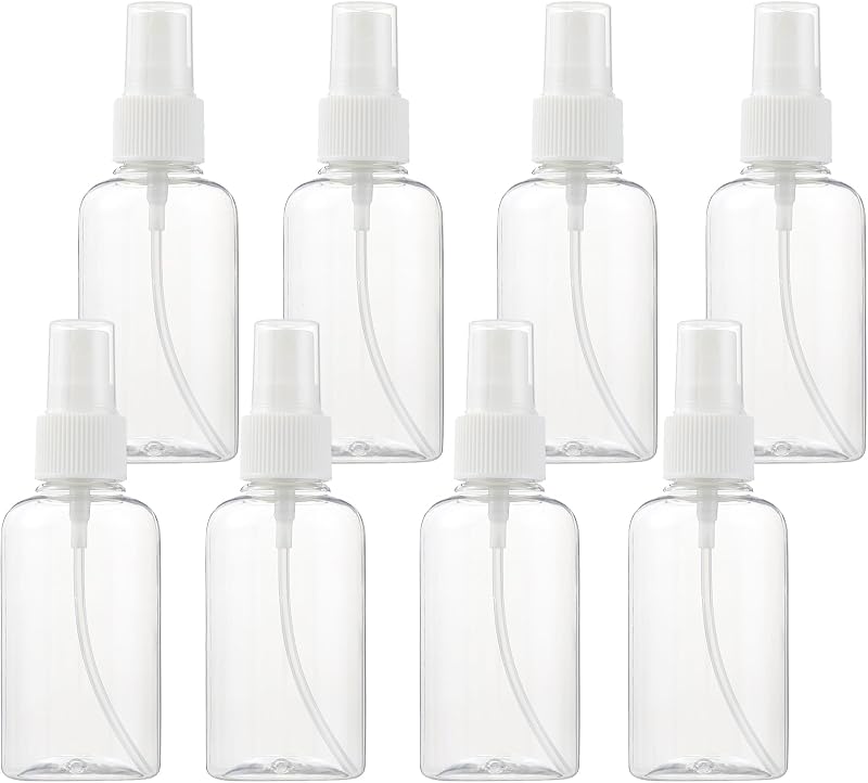 SINIDE Frascos Spray de Plástico 75 mL com Névoa Fina, Pacote com 8