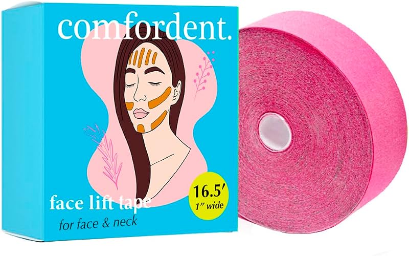 Fita para rosto e pescoço Comfordent em rolo, Hot Pink