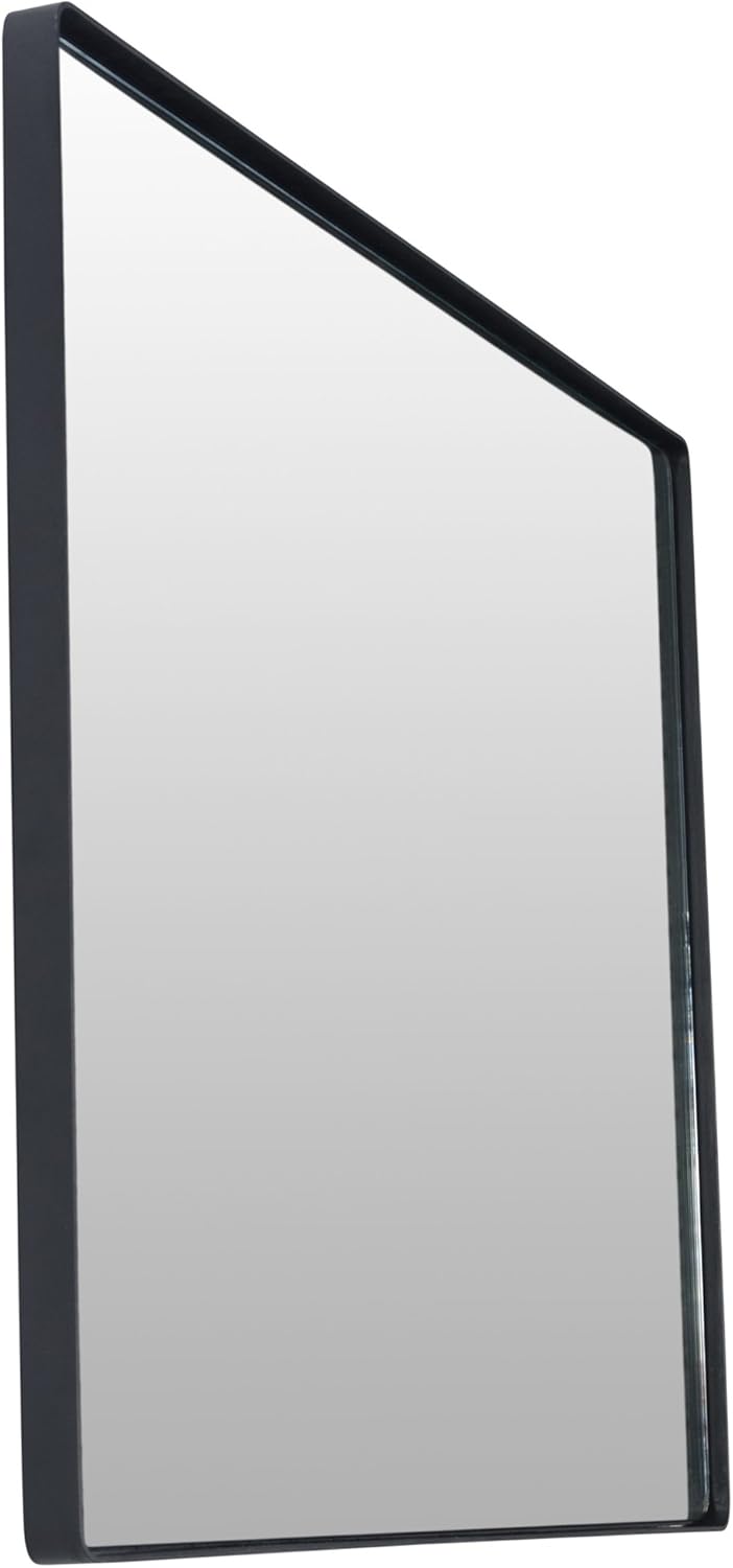 Varaluz Casa 407A02BL Rectangle Mirror - Black