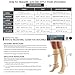 Truform 15-20 mmHg Compression Stockings for Men and Women, Knee High Length, Closed Toe, Beige, Large
