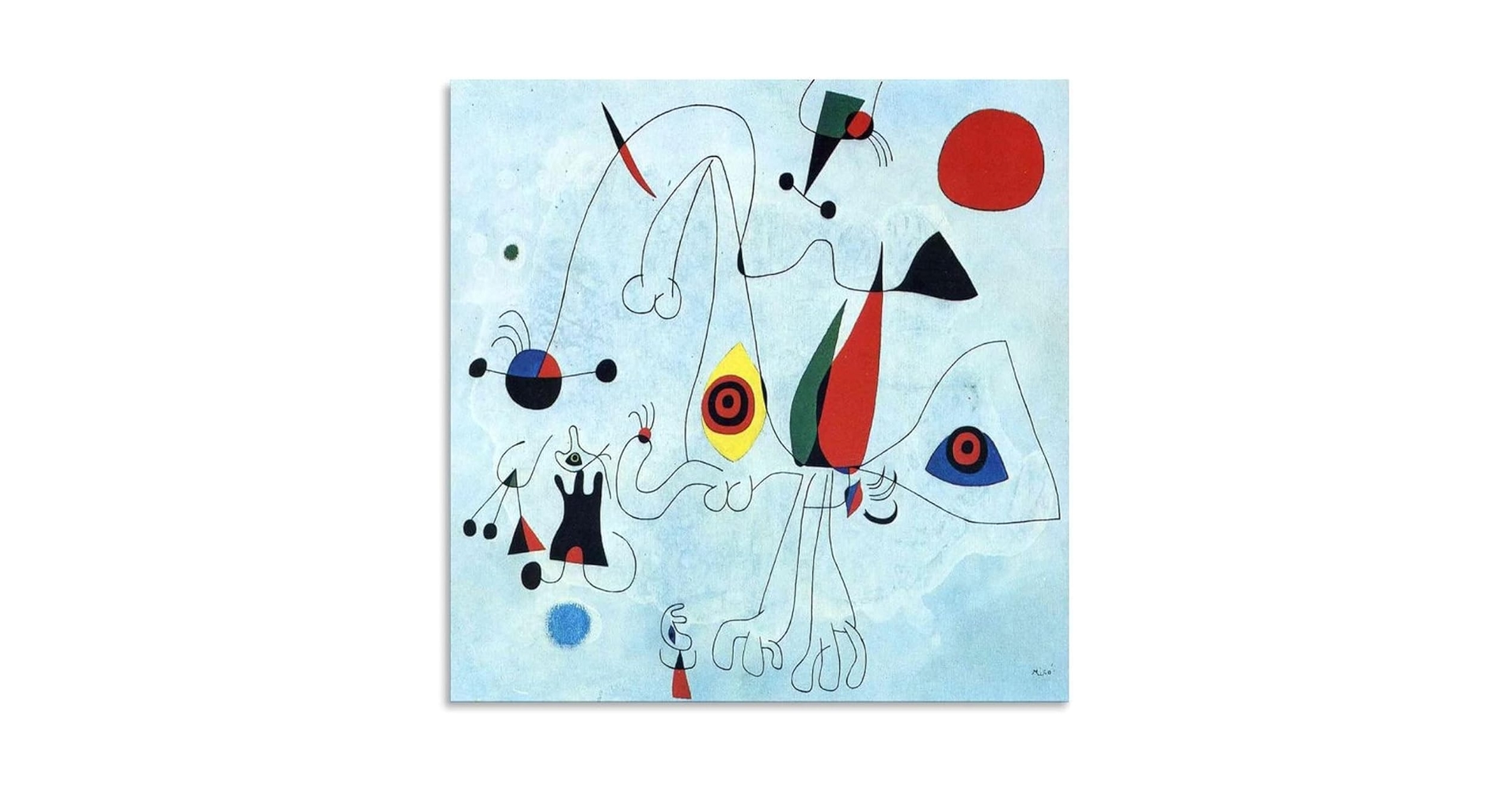 ジョアン・ミロ　Joan Miro　イロンデール/アムール（つばめ/愛） ジョアン・ミロ Joan Miro イロンデール/アムール（つばめ/愛