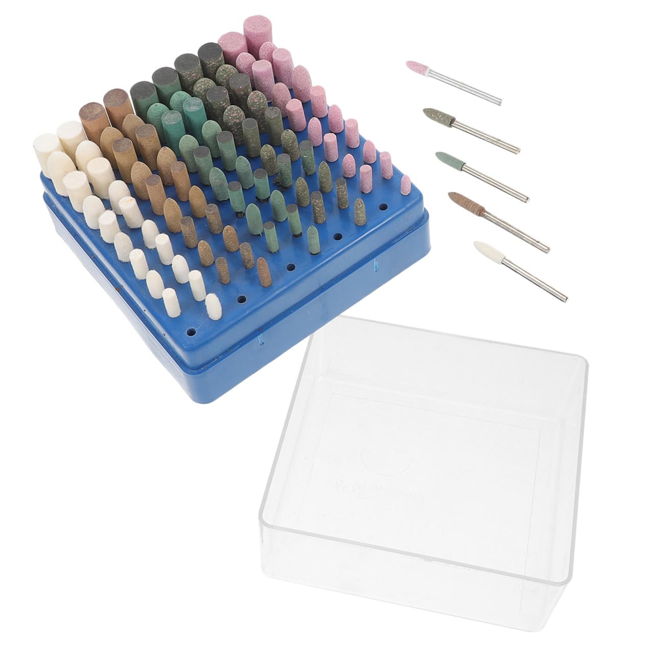 GARVALON 100pezzi Testine Per Lucidatura e Abrasione Accessori Per Utensili Rotanti Materiali Resistenti Per Lucidatura Casa e Officina