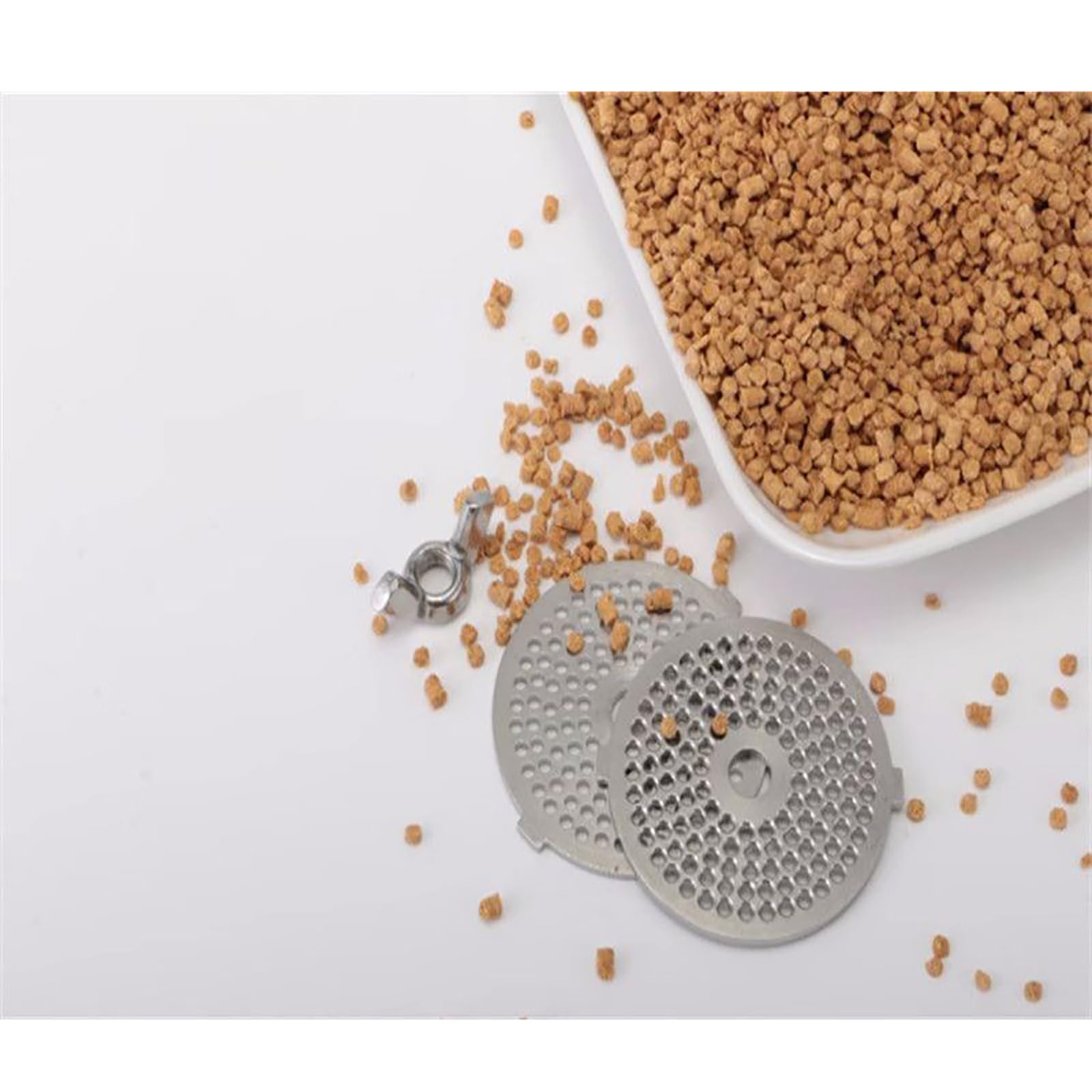 Máquina eléctrica de pellets de alimentación animal, granulador de alimento para pájaros, diseño de mango, fácil de usar, reduce los costos de cría