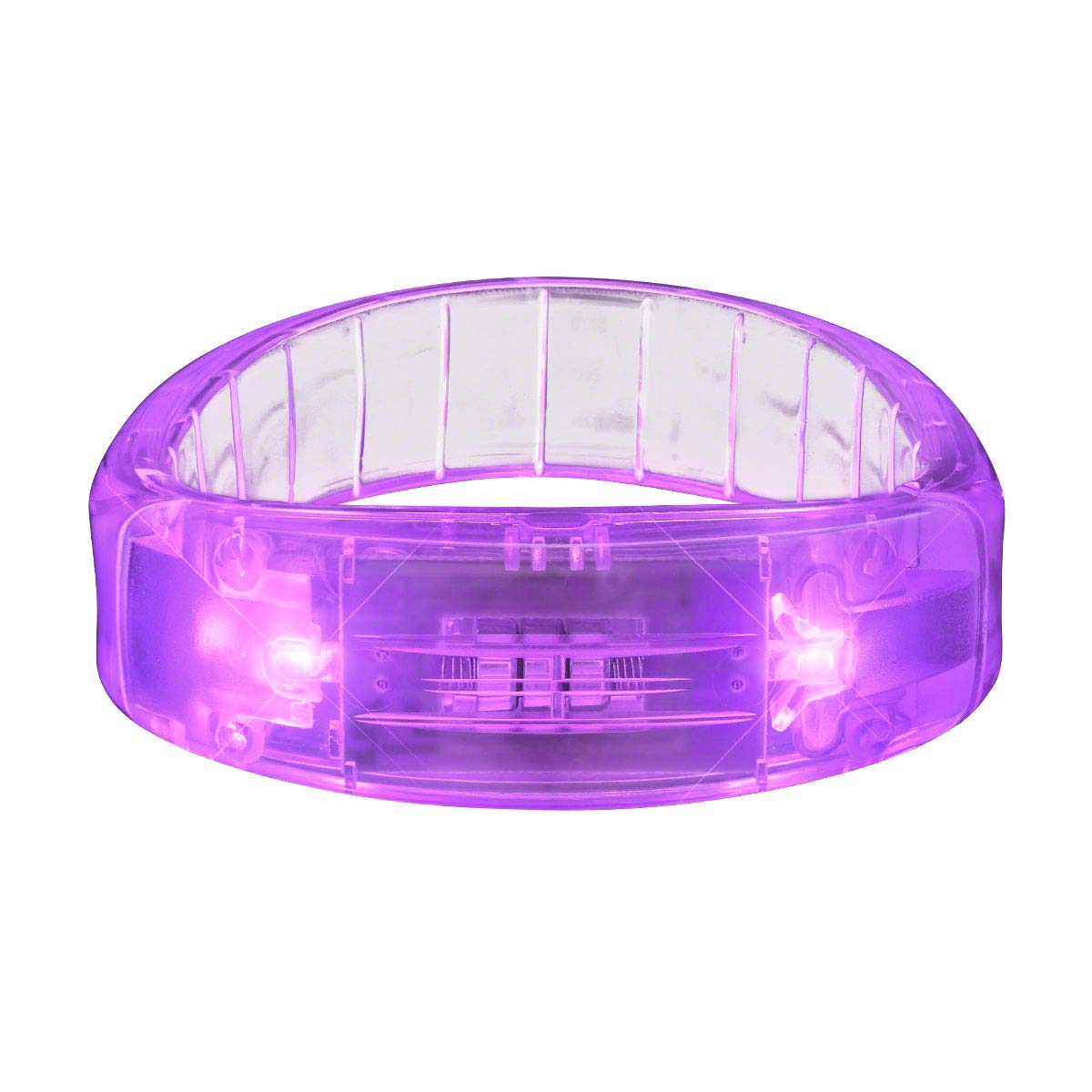 FlashingBlinkyLights Purple LED Fashion Light Up Bracelets