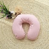 Almohada de viaje no es sólo una cubierta desmontable de algodón y lavable, y llenando forro de cáscara de trigo sarraceno. Cuello de la naturaleza de las partículas, la permeabilidad, la liquidez, alta temperatura de lavado, limpio, no tóxico, fácil de usar ..
