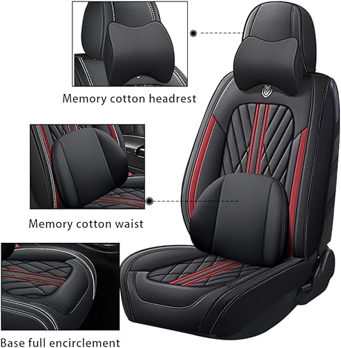 Miniatura 7 de GKreeyen Funda de asiento de automóvil para Mazda CX-90 PHEV 2024, 2 asientos, de piel napa, impermeable, antideslizante, compatible con bolsa de