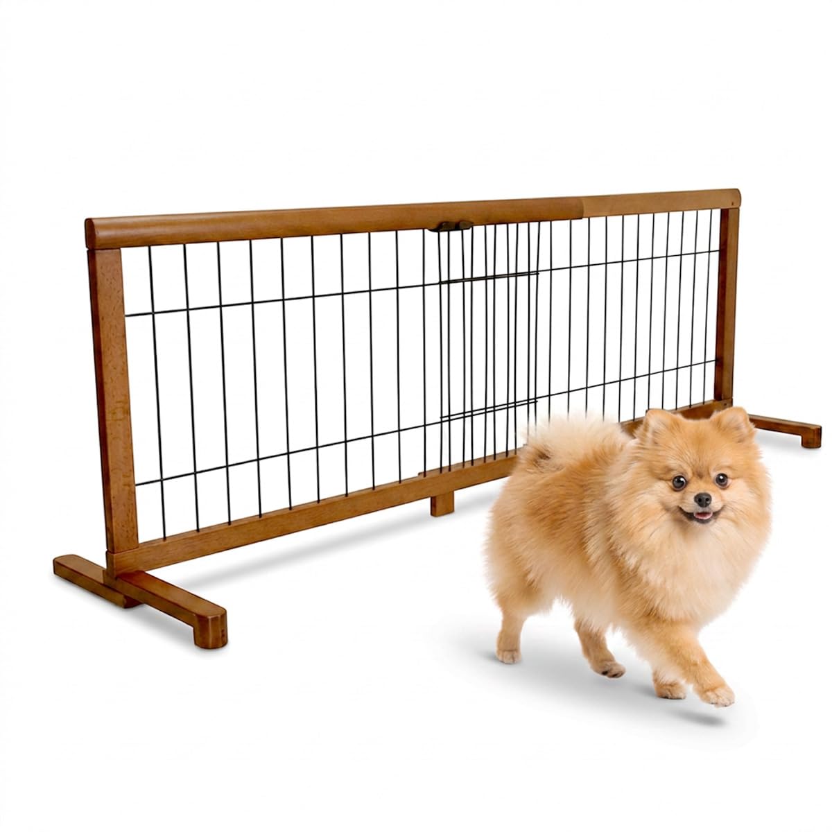 Amazon.co.jp: ワンモード 置くだけ ペットゲート 犬 ゲート 木製
