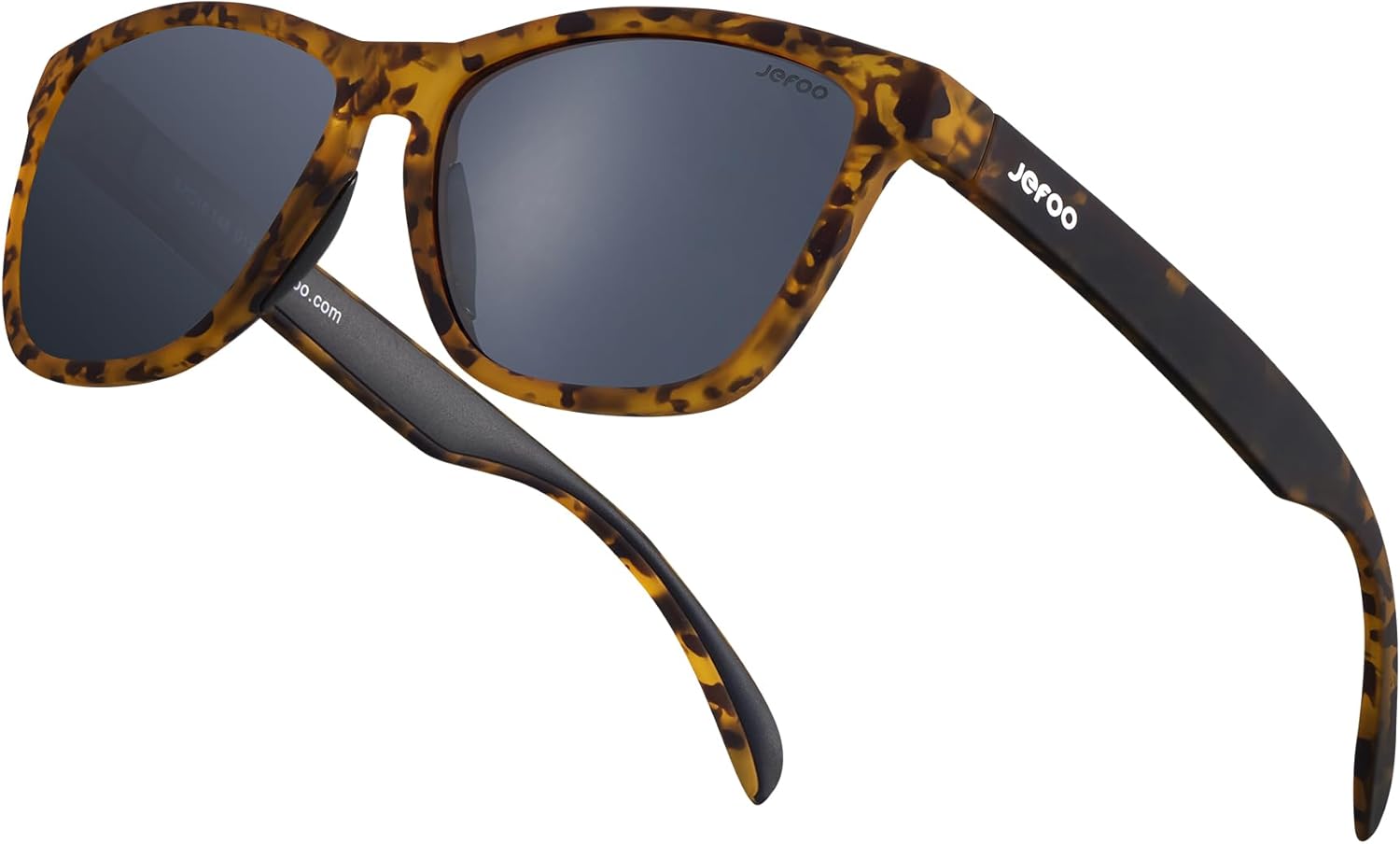 Jefoo Polarized Sports Sunglasses for Women Men Running Retro Trendy Sun Glasses UV400 Protection Tangle Free Jefoo Polarized Sports Sunglasses for Women Men Running Retro Trendy Sun Glasses UV400 Protection Tangle Free