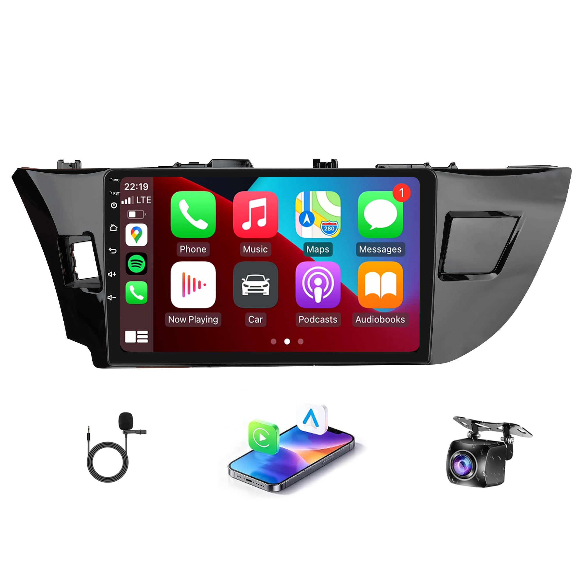Photo 1 of BULIAZY Car Radio Stereo for Toyota Corolla 2014-2016LPNPMGF9836664