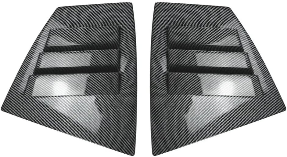 Rear Side Window Louvers for Subaru WRX STI VA 2014-2021, Car Rear Window Louver Shutter Cover Side Vent Trim Windshield Cover