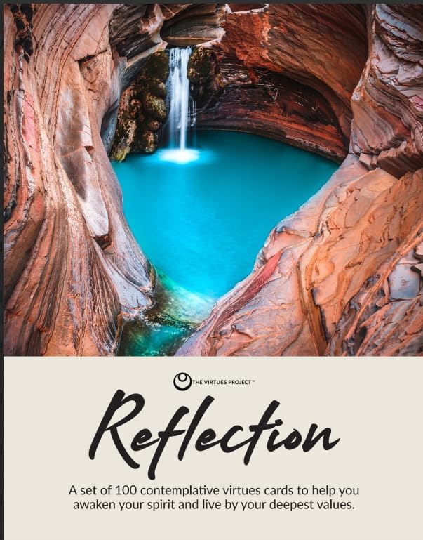 The Virtues Reflection Cards 2021 Version, 100 Spiritual Growth Cards for Character Development and Values