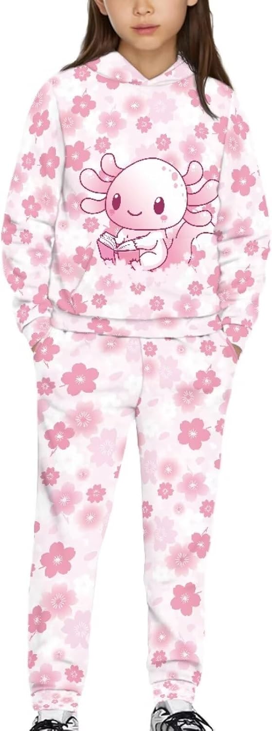 Pensura 2-Piece Jogger Set – Lightweight Pullover Sweatshirt and Sweatpants Outfit
