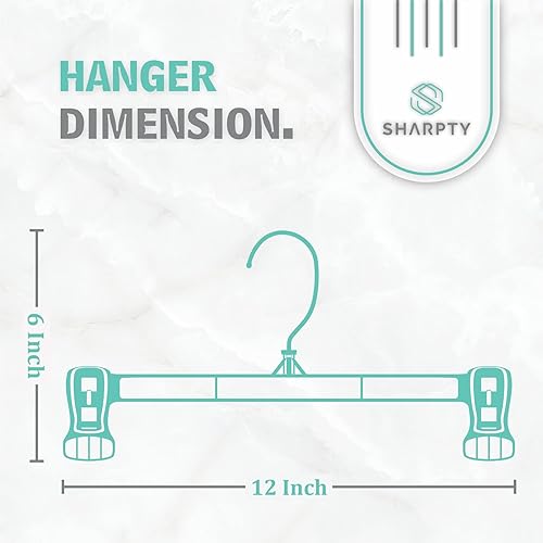 Miniatura 2 de Sharpty Perchas para pantalones y faldas  Perchas de armario para pantalones cortos, camisas, jeans, vestidos, pantalones deportivos, abrigos, ropa,