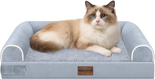 Miniatura 134 de Cama grande para perros ortopédica lavable: camas con almohada XL para perros grandes, sofá de espuma viscoelástica, impermeable, funda extraíble