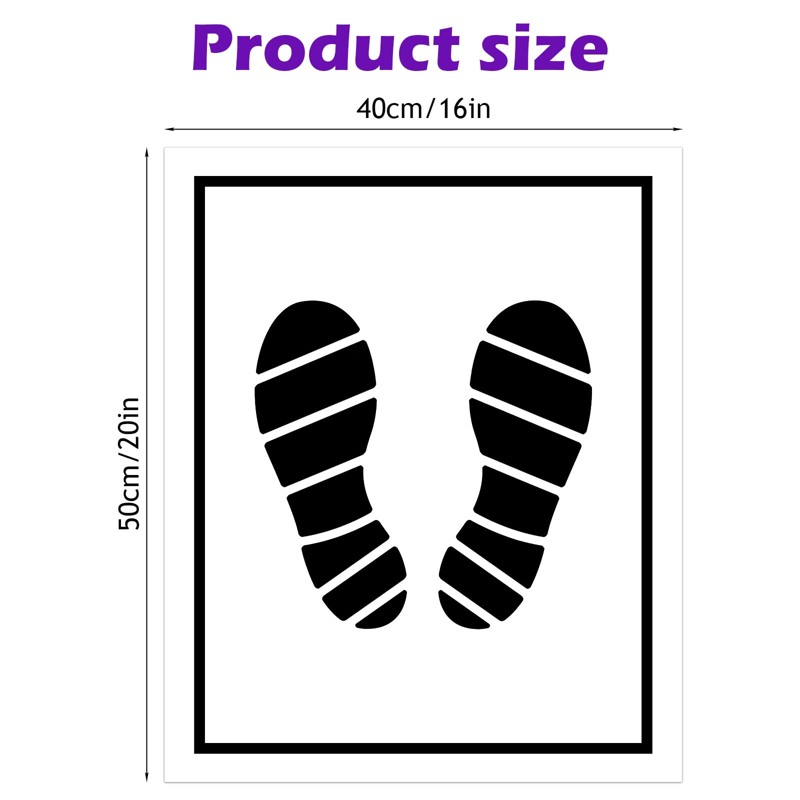 100Pcs Paper Floor Mats for Cars Disposable Car Floor Mat 16x20in Paper Mats for Cars Detailing Temporary Flooring — view 2