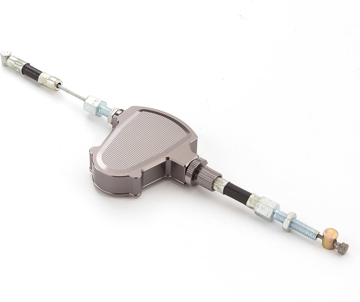CNC Aluminum Line Easy Stunt Pull Clutch Cable Lever Replacement System Fit for Gray
