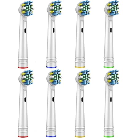Amazon ブラウン オーラルb対応 替えブラシ 電動歯ブラシ 互換ブラシ 歯間ワイパー付ブラシ 最新型 歯垢除去 歯肉炎予防 8本入 Epicano ドラッグストア