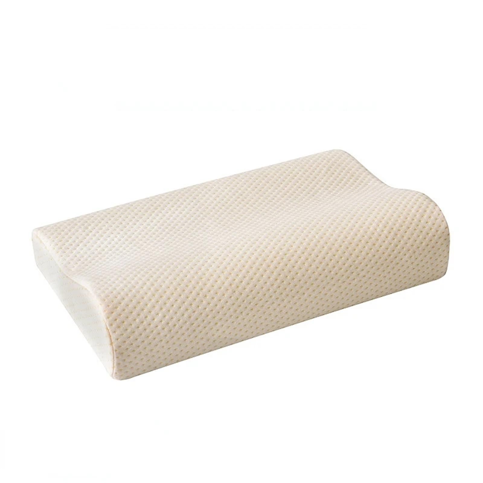 Almohada De Espuma Con Memoria Ropa de cama de espuma viscoelástica, almohada con protección for el cuello, almohada con forma de mariposa de espuma viscoelástica de rebote lento, tamaño for la salud