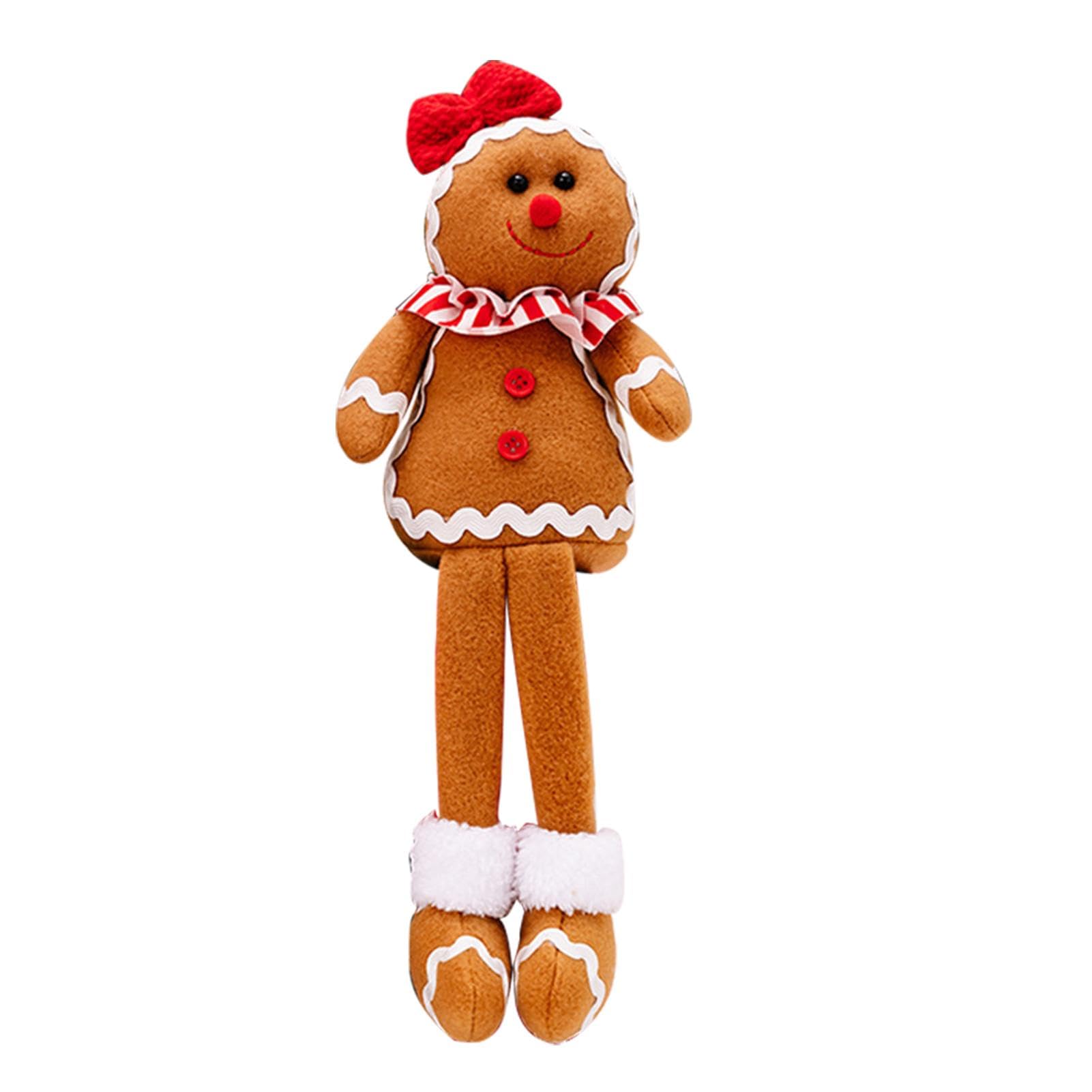 Bonhomme En Pain D'épice En Peluche, Décoration De Canapé, Mignon Cookie Man, Jouets En Peluche, Porte-clés, Pendentif Doux, Cadeaux