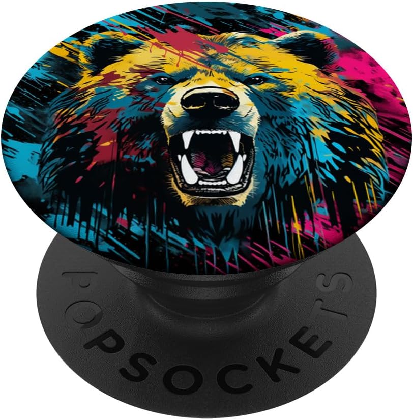 Grizzly Bear PopSockets MagSafe PopGrip for iPhone