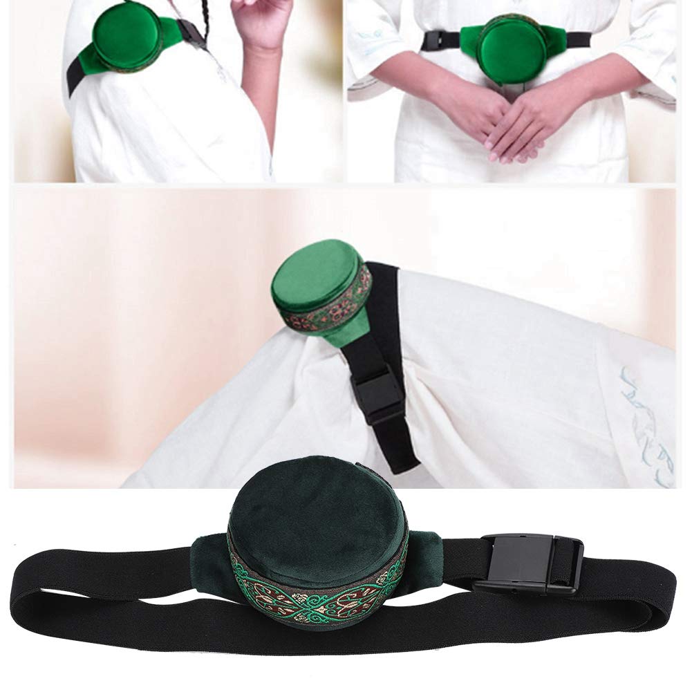 Canyite Copper Moxa Box, herramienta de acupresión de moxibustión, con bolsillo ajustable Caja de terapia de tratamiento de moxibustión para alivio del dolor de la artritis de la rodilla, el cuello