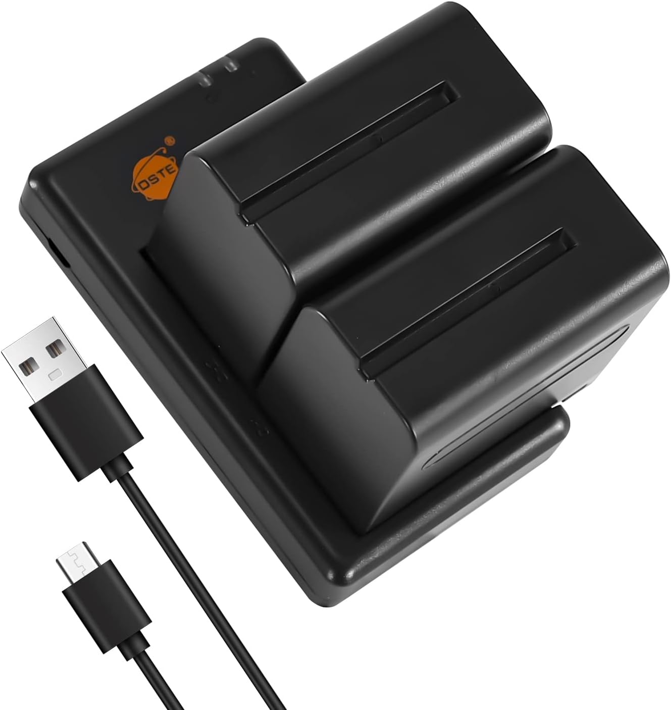 DSTE 2PCS NP-F970 NP-F950 NP-F930 (7900mAh/7.4V) Battery Charger Set Compatible for Sony CCD-TR910, CCD-TR917, CCD-TR930, CCD-TR940, CCD-TR3000, CCD-TR3300