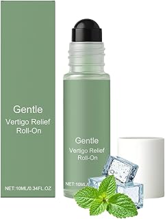 Anti-Dizzy Roll-On, Vertigo Ease Roller 10ml, Natural & Fast-Acting Essential Oils for Vertigo and Dizziness Support, Portable Roller for Travel & Daily Use, Quick Aid for Nausea & Body Imbalance