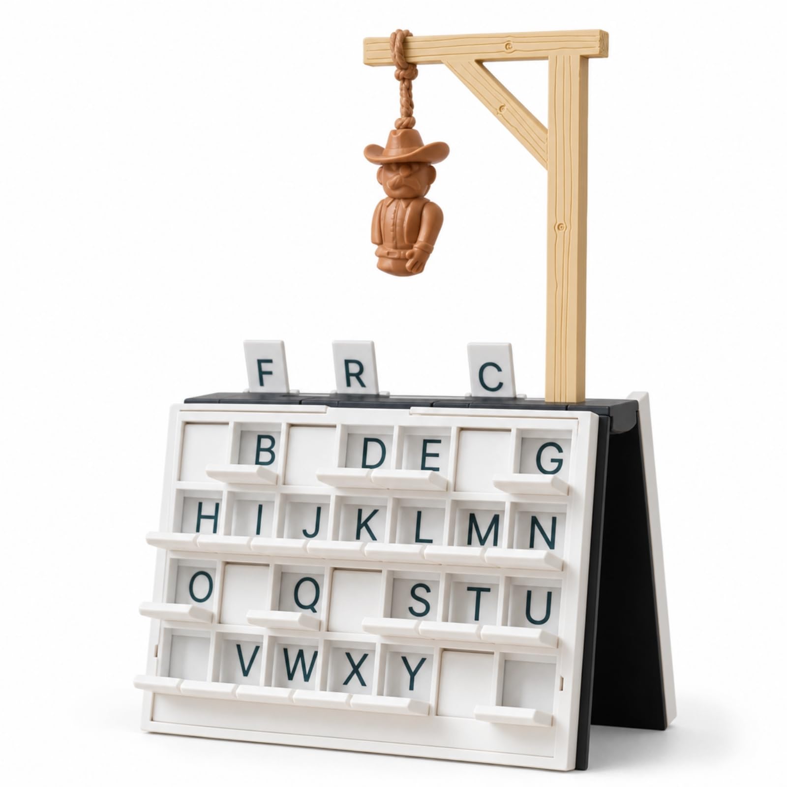 Harilla Board Game Hangman Word Game Tabletop Game Family Game Educational Game With Book Case And Portable Storage Suitable for Kids Adults Travel Airplane Trips Camping, style to 3