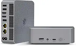 Beelink Mini PC EQi12, Intel Core i3-1220P (10C/12T, até 4,4GHz), Mini computador com 16G DDR4 RAM 500G M.2 PCle 4.0x4 SSD, suporte para micro PC 4K @60Hz Dual Screen Display/1000M LAN/WiFi6/BT5.4