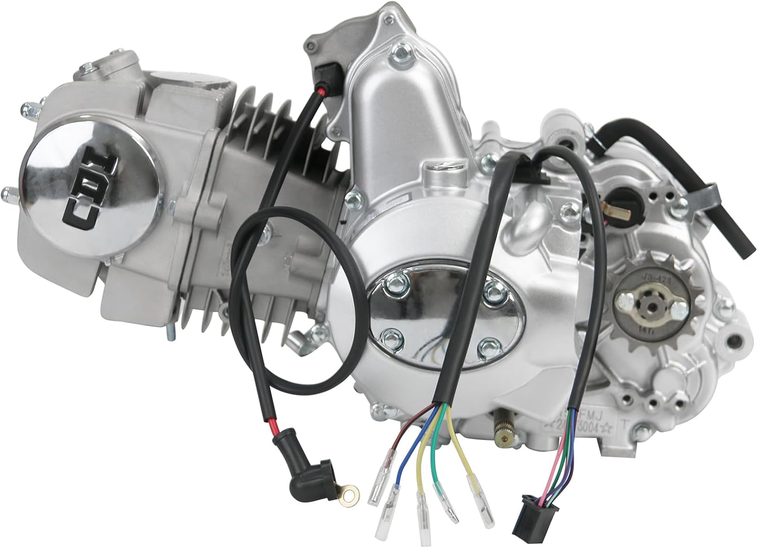 4 Sroke 140cc Engine Semi-Auto Electric Start, 3+1 Reverse, Racing Engine Motor Single Cylinder Auto Clutch for Pit Dirt Monkey Bike XR50 CRF50 XR CRF 50 70 ATC70