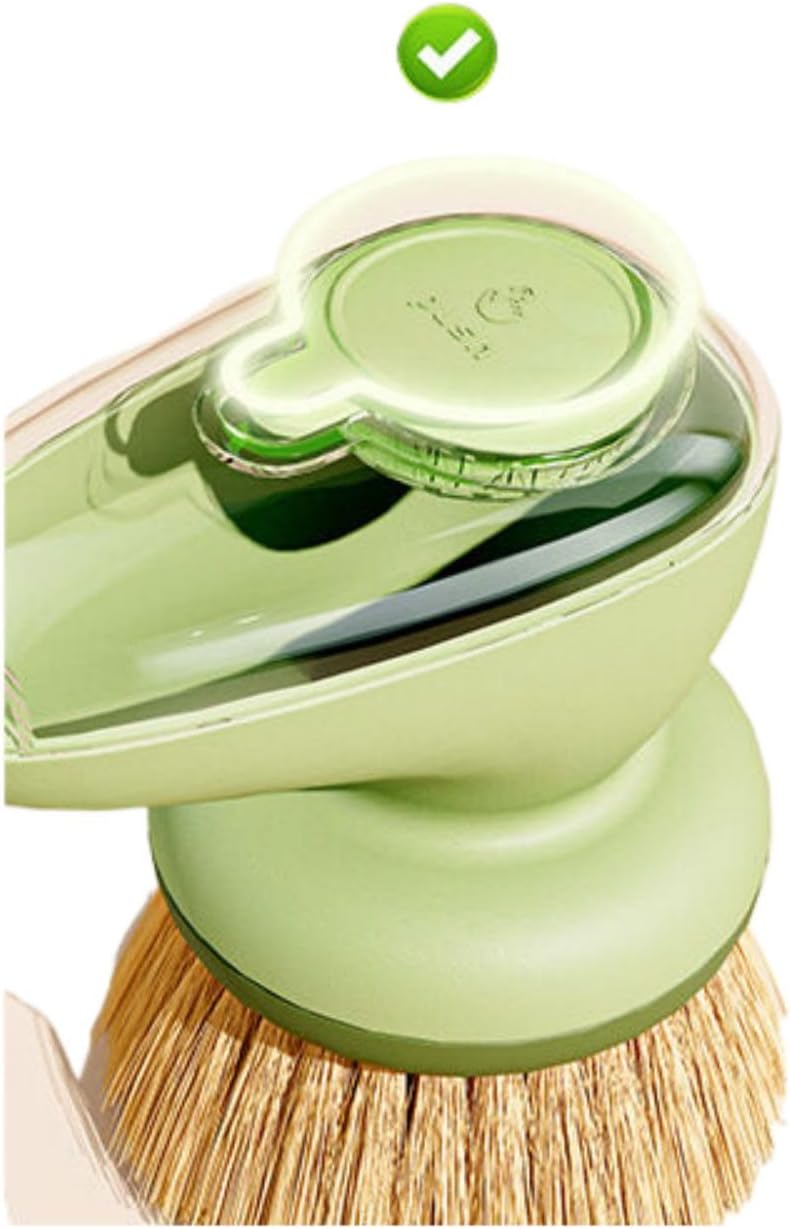 天然剑麻加液洗锅刷新升级不漏液家用锅刷带柄不伤锅厨房 Kitchen Gadgets, Cook Accessories 清洁神器 KCookware Accessories - 459