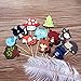 24Pcs Woodland Creatures Theme Cupcake Toppers Forest Animals Friends Cake Toppers Picks For Birthday Wedding Party Decor