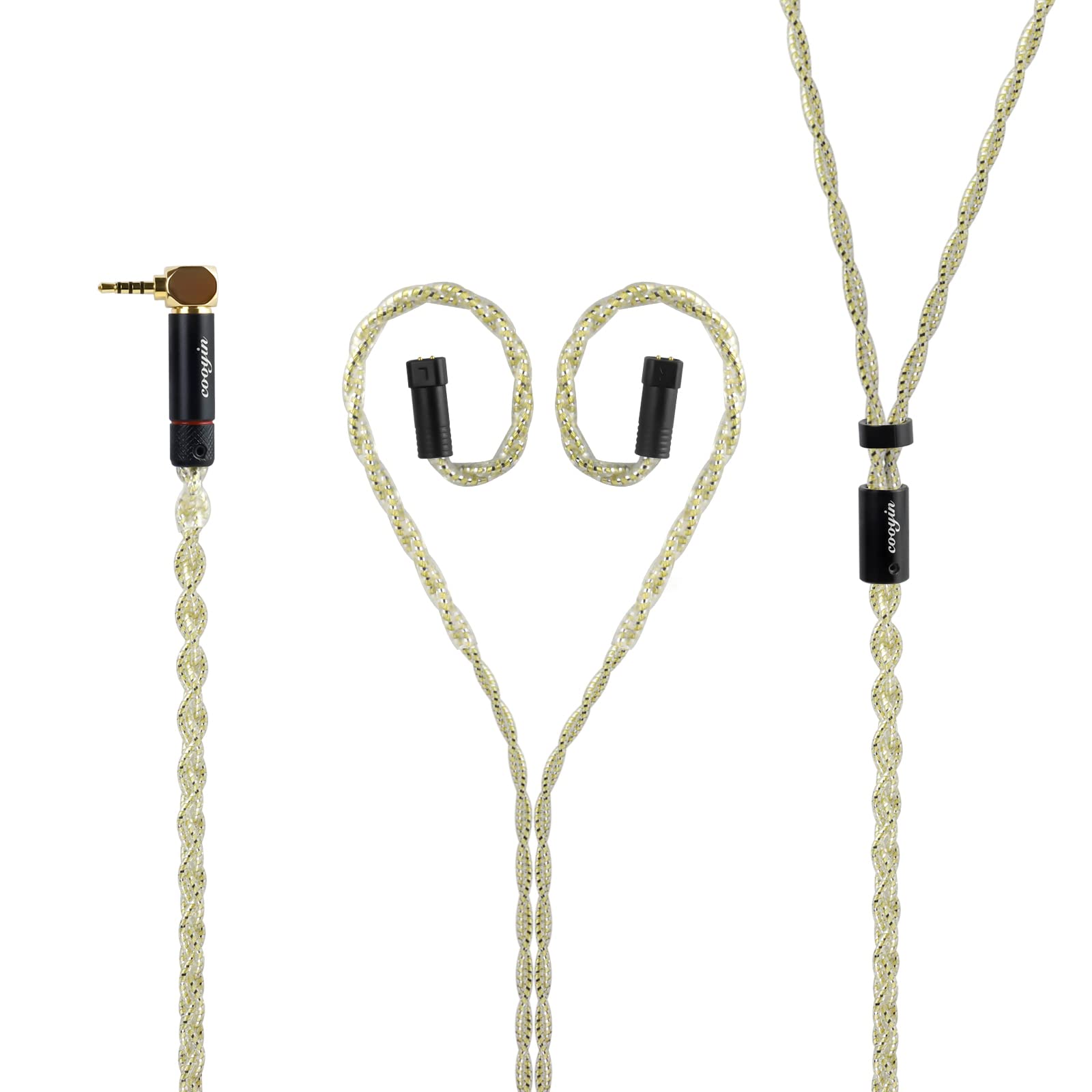 Amazon | cooyin cyxj qdc リケーブル 2Pin ケーブル イヤホン 4