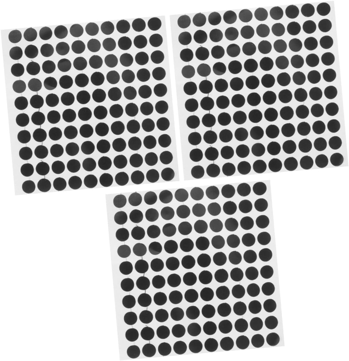 TOYANDONA 9sheets Pool Table Marker Dots Black Snooker Spots Easy Use Adhesive Stickers for Billiards and for and Home Use