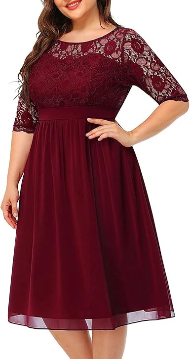 Sweetheart Neck Maxi Chiffon Dresses Brown Plus Size main image 1