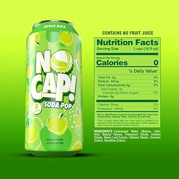 Apple soda Sidral Mundet Naturally Flavored Apple Soda Bottle, 17.7 fl oz