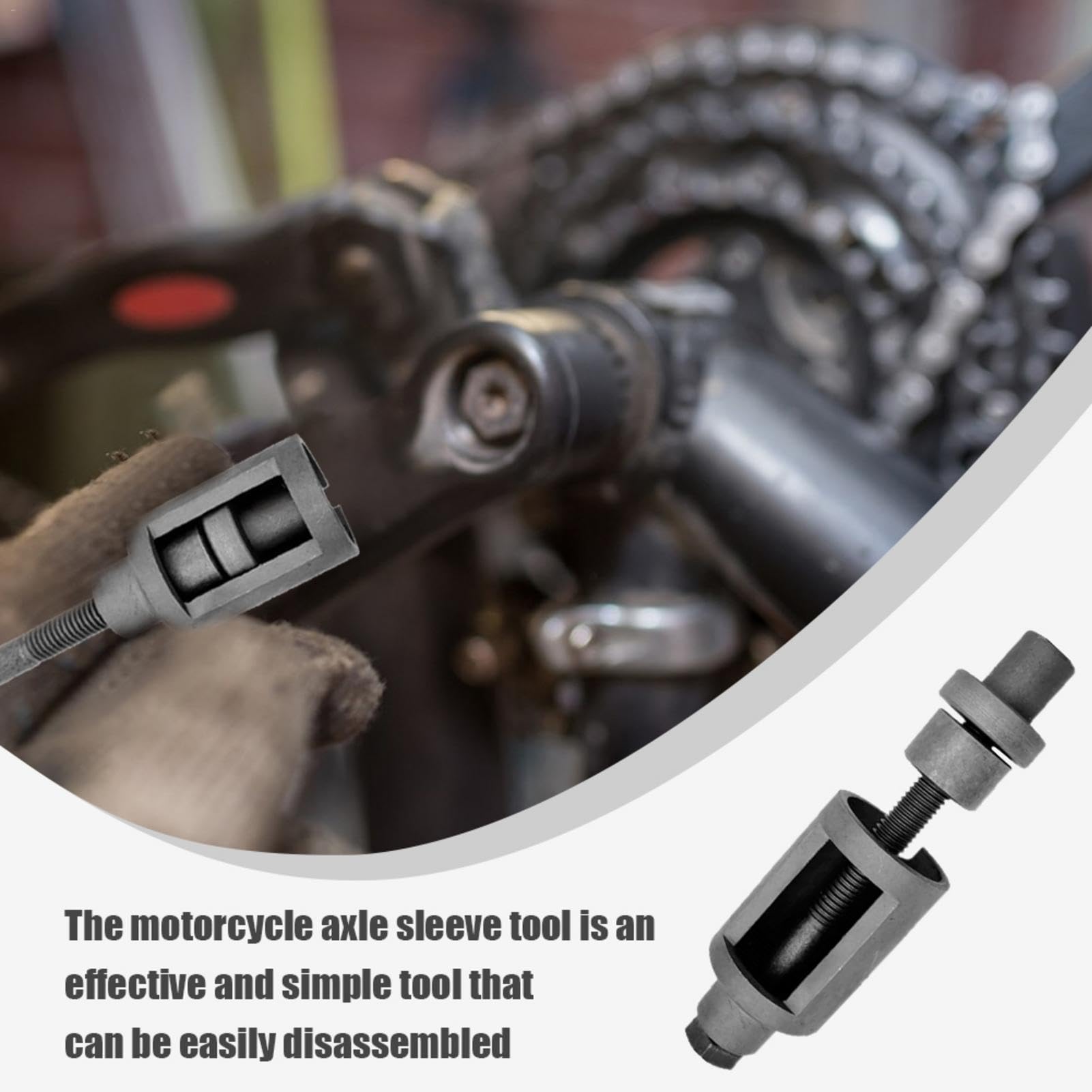 Strumento per manicotto per albero medio motociclo, estrattore per boccole motori,Strumento per cuscinetti per boccole per moto - Rimozione boccole motore per scooter, strumento di estrazione