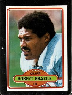 1980 TOPPS #79 ROBERT BRAZILE EXMT OILERS HOF