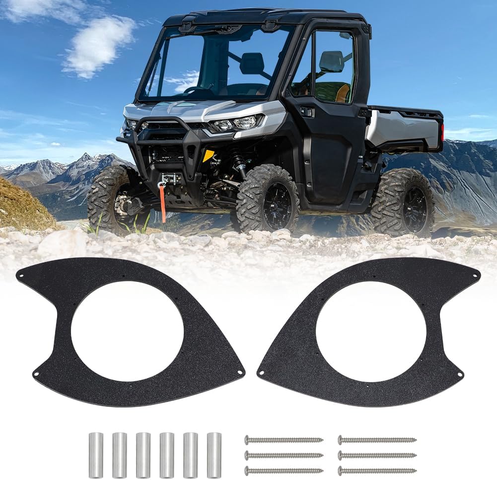 for Can-am Defender Overhead 6.5-inch Speaker Adapter for UTV Audio Upgrade
