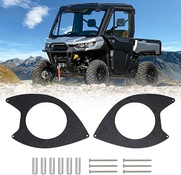 6.5" Overhead Speaker Adapter for Can Am Defender 2017-2026 UTV Pair