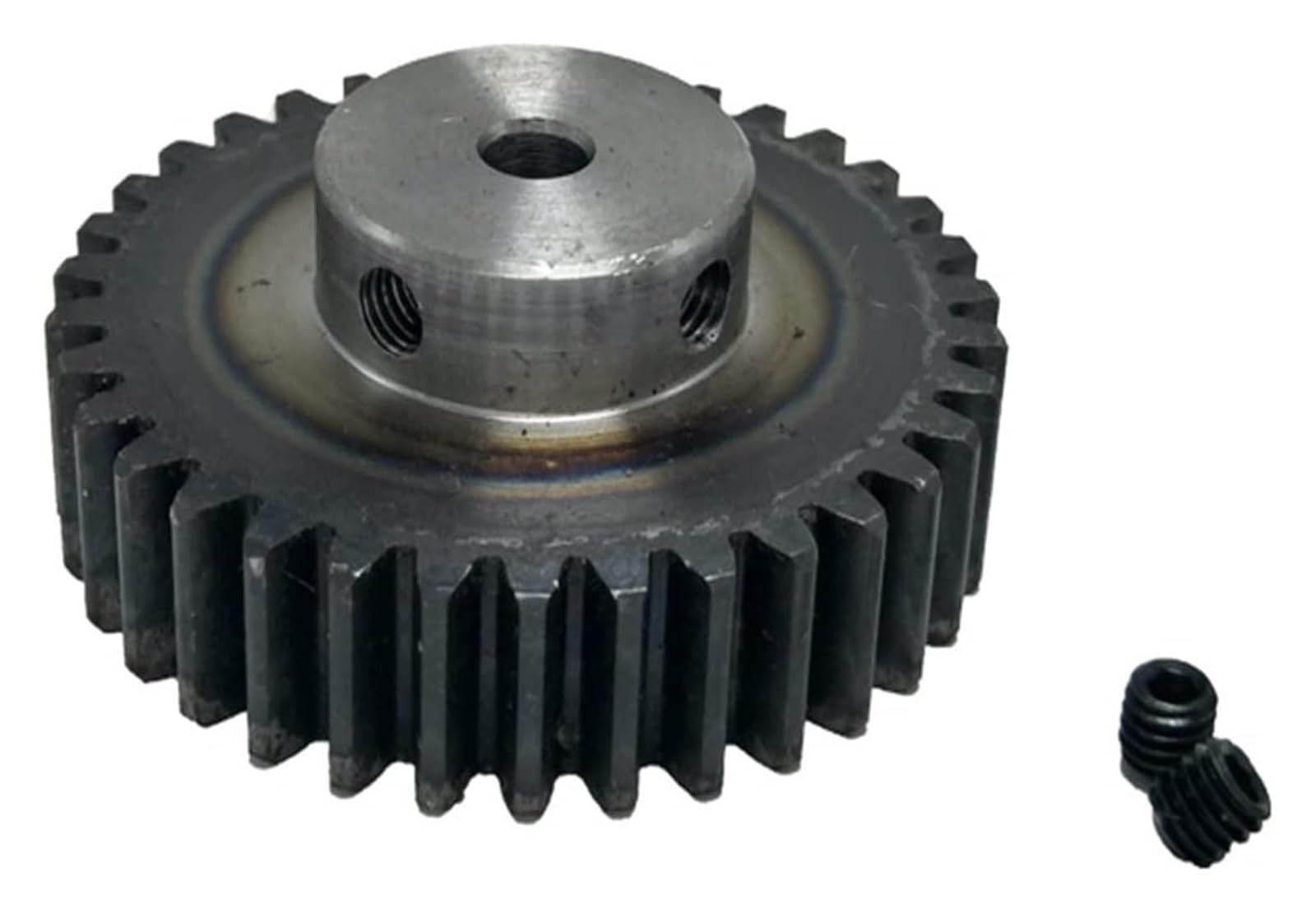 Engrenages de moteur en alliage d'aluminium, Pignon de trempe, engrenage droit, module 1.5, 50 dents, largeur 12 mm, alésage 6-25, pas 40(12mm Bore)