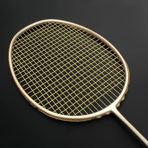 WXBDD Ultralight 4U 82g Original T700 Carbon Fiber Badminton Rackets with Strings Professinal Racquet Racket Sports for Adult