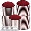 Red/Maroon, White Trim