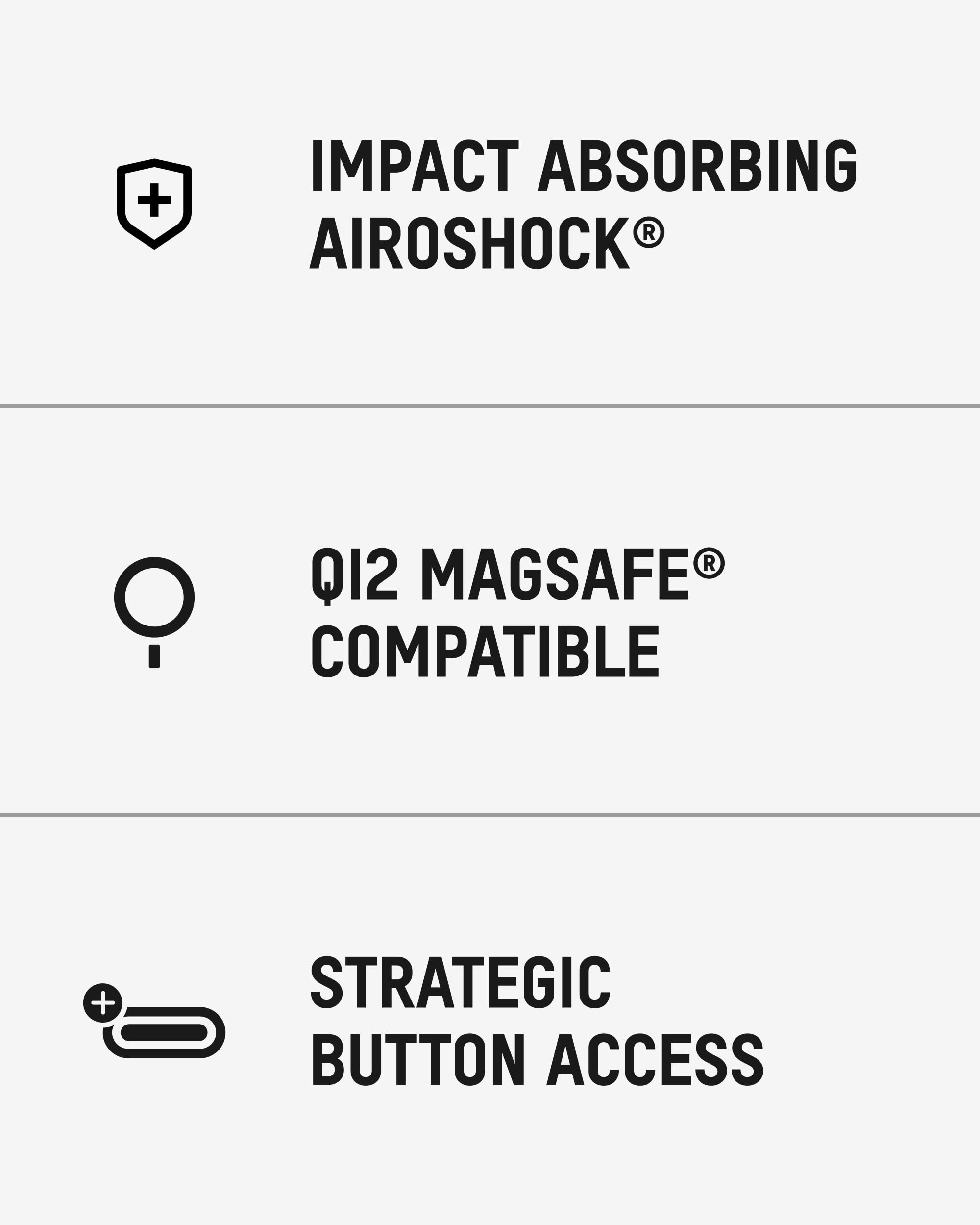 Mous Etui na telefon 6,6-calowe etui MagSafe kompatybilne - Limitless 6.0 - Piaskowy - Odporny na wstrząsy futerał ochronny