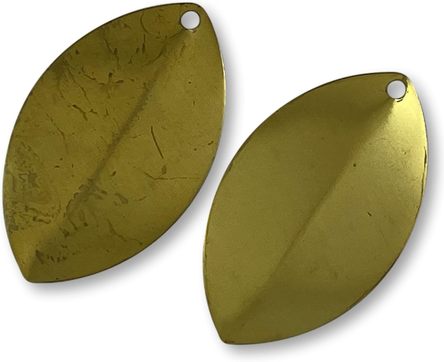 Cascade Spinner Blades Five Count (Plain Brass, 5)